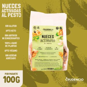 NUECES ACTIVADAS AL PESTO