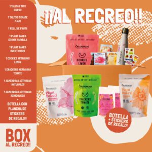 BOX AL RECREO CON BOTELLA DE 750ML DE REGALO