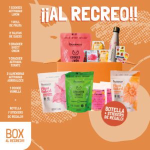 BOX AL RECREO CON BOTELLA DE 750ML DE REGALO