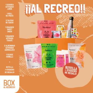 BOX AL RECREO CON BOTELLA DE 750ML DE REGALO