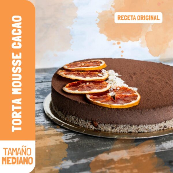 TORTA MOUSSE CACAO MEDIANA ORIGINAL