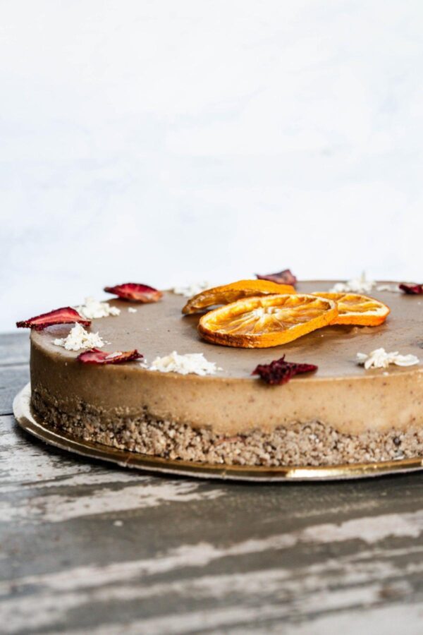 TORTA CHEESE CAKE LIMÓN GRANDE DATILES