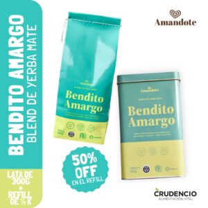 PROMO 1 LATA + 1 BOLSA (REFILL) BENDITO AMARGO