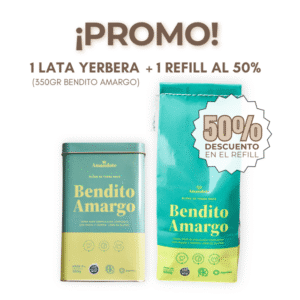 PROMO 1 LATA + 1 BOLSA (REFILL) BENDITO AMARGO