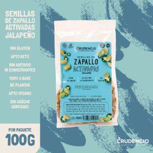 SEMILLAS DE ZAPALLO ACTIVADAS CON JALAPEÑO