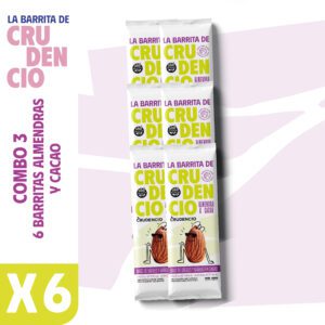 Combo 3 - 6 Barritas Almendras y cacao