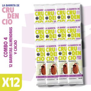 Combo 4 - 12 barritas Almendras y Cacao