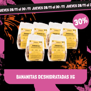 Bananitas Deshidratadas X6