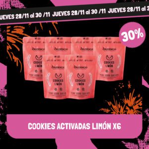 Cookies Activadas Limón x6