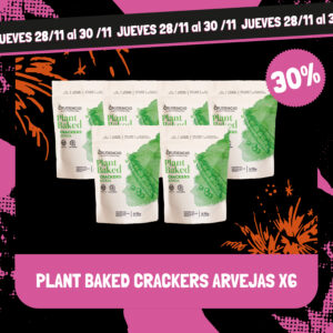 Plant Baked Cracker Arveja X6