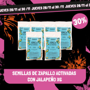 Semillas De Zapallo Activadas Con Jalapeño X6