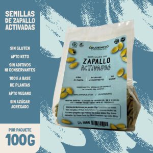 Semilllas de zapallo activadas