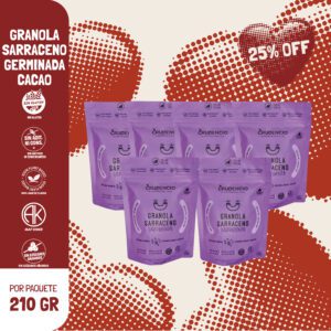 GRANOLA SARRACENO CACAO X6