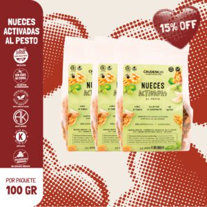 NUECES ACTIVADAS AL PESTO X3