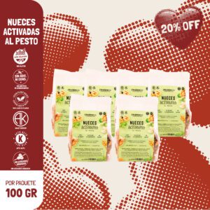NUECES ACTIVADAS AL PESTO X6