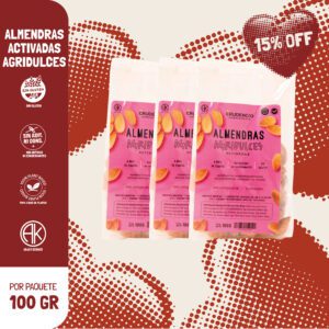ALMENDRA ACTIVADA SWEET CRUNCH X3