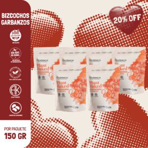 PLANT BAKED BIZCOCHO GARBANZO X6