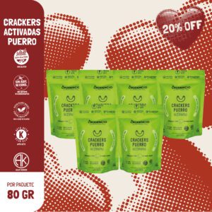 CRACKER ACTIVADA PUERRO X6