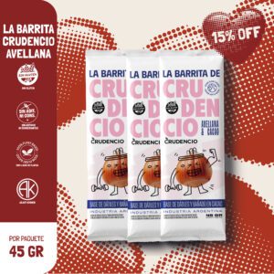 LA BARRITA DE CRUDENCIO AVELLANA Y CACAO X3