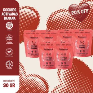 COOKIES ACTIVADAS BANANA X6
