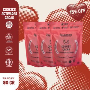 COOKIES ACTIVADAS CACAO X3