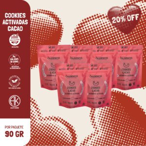 COOKIES ACTIVADAS CACAO X6