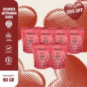 COOKIES ACTIVADAS COCO X6