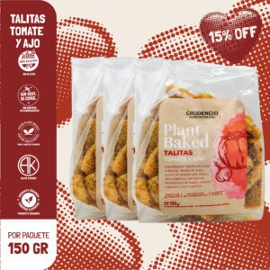 TALITAS TOMATE Y AJO X3