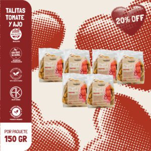 TALITAS TOMATE Y AJO X6