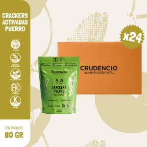 CRACKERS ACTIVADAS PUERRO X24